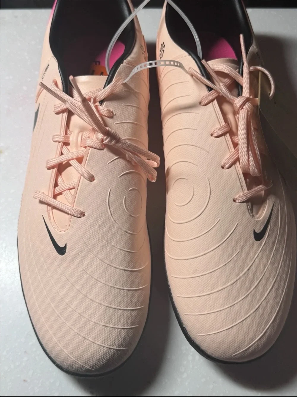 Nike Phantom Academy Turf Shoes - Peach & Pink